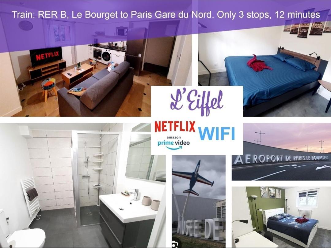 L'Eiffel - Self Checking, 20Min From Paris Drancy Exterior foto